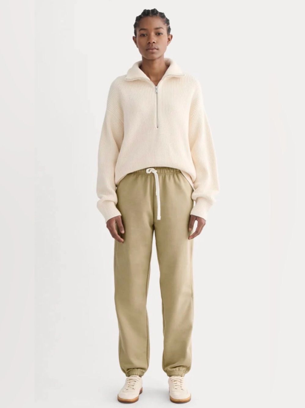 New Everlane THE OFF-DUTY JOGGER in Classic Khaki Size L